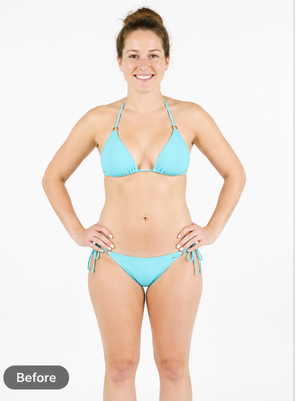 Studio Perfect - Before spray tan