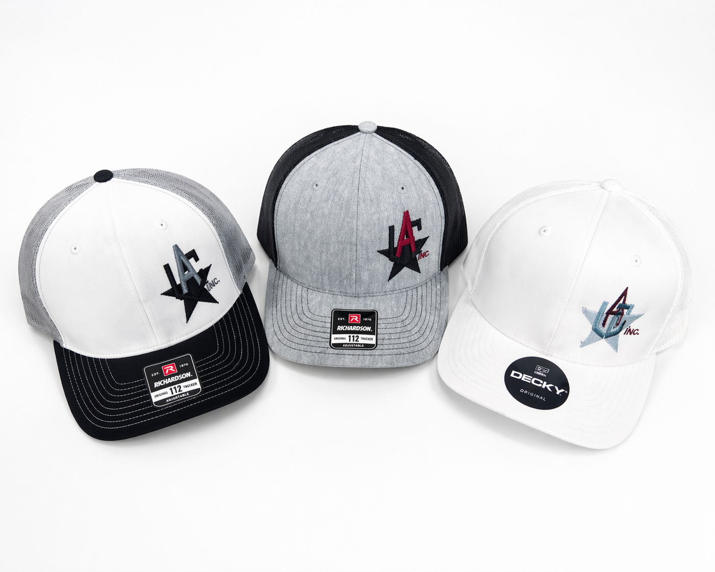 Custom embroidered hat lifestyle photo by the lake - Lakeside Ink & Threadz, Onalaska TX